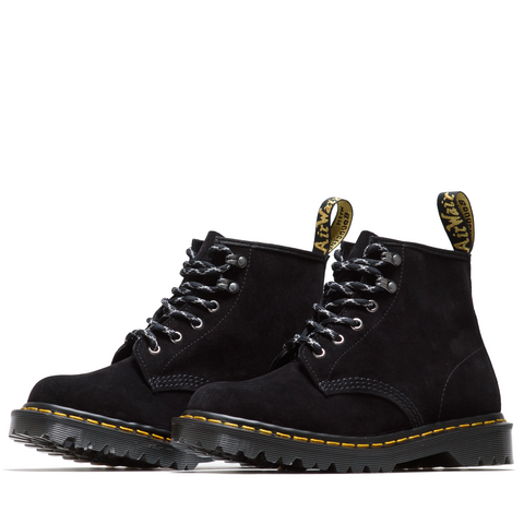 Dr. Martens Repello Calf Suede 101 Ankle Boots - Black