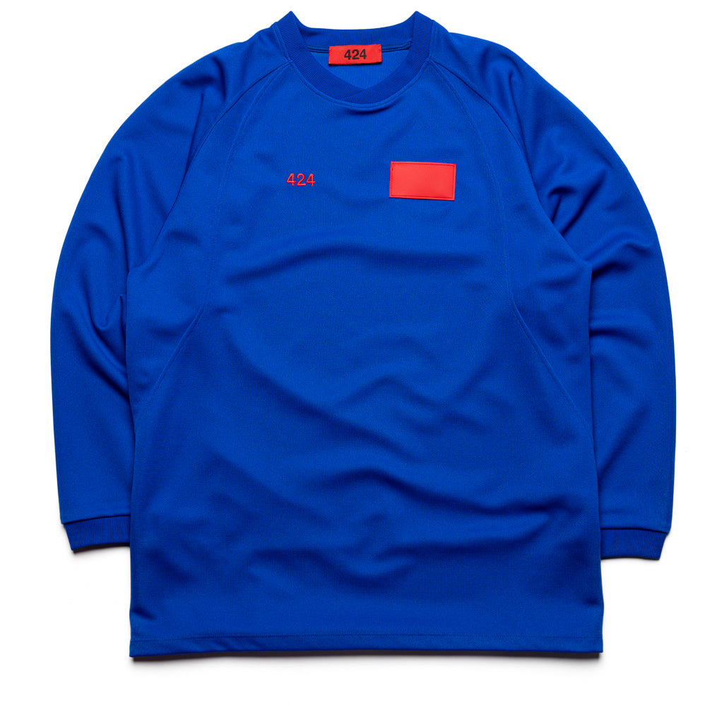 424 Logo L S Tee Royal Blue