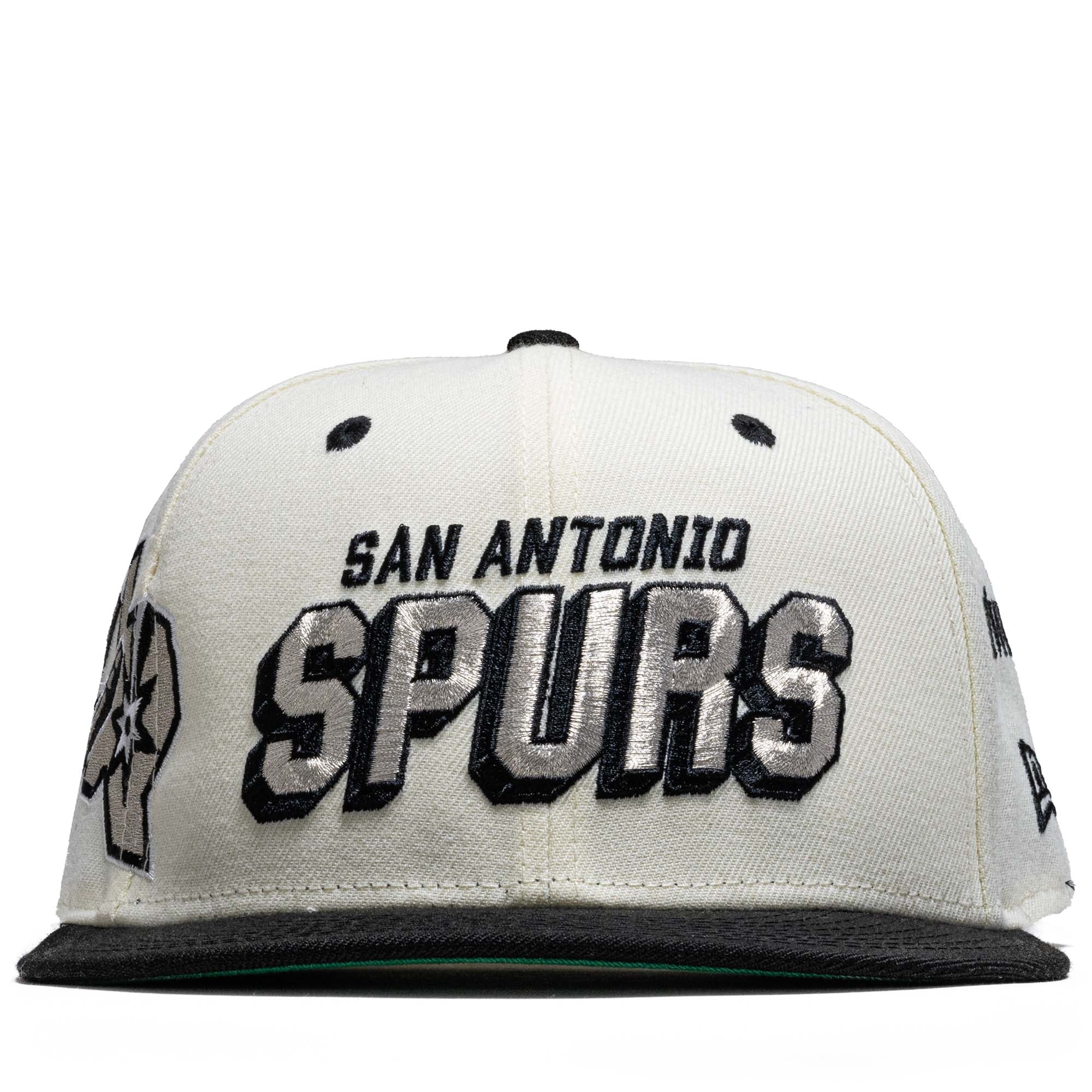 New Era Flat Brim 9FIFTY Draft Edition 2023 San Antonio Spurs Grey and Black Snapback Cap