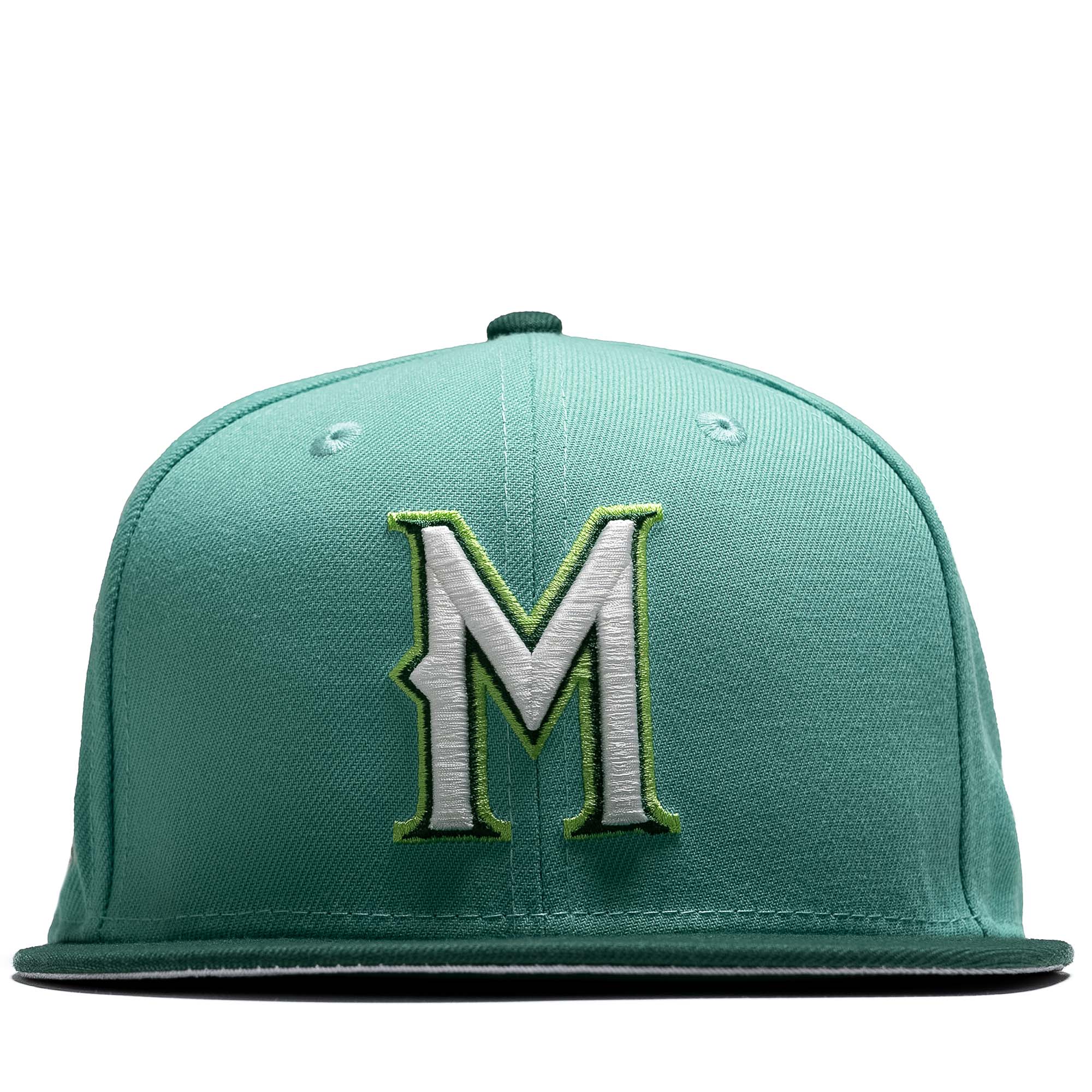 New Era x Politics Milwaukee Brewers 59FIFTY Fitted Hat - Mint/Green, Size 7 1/8 by Sneaker Politics