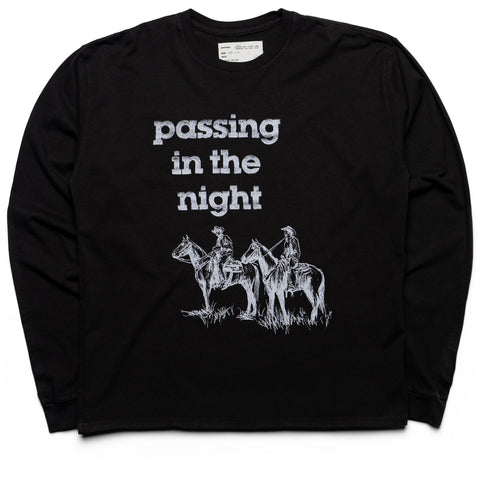 One Of These Days Passing in the Night L/S Tee - Black
