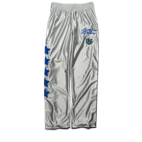 Politics x Mitchell & Ness Dallas Mavericks Tear Away Pants - Light Grey