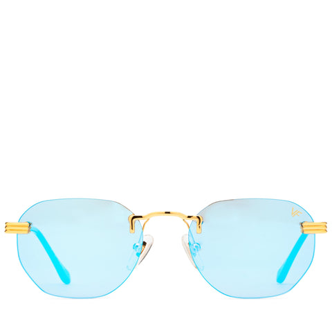 Vintage Frames Detroit Player Drill Mount - Smoke Flash Blue