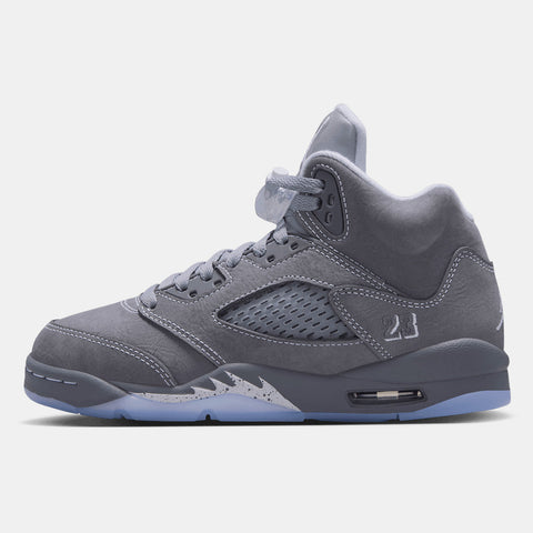 AIR JORDAN 5 RETRO 'WOLF GREY' (GS) - LIGHT GRAPHITE/WHITE