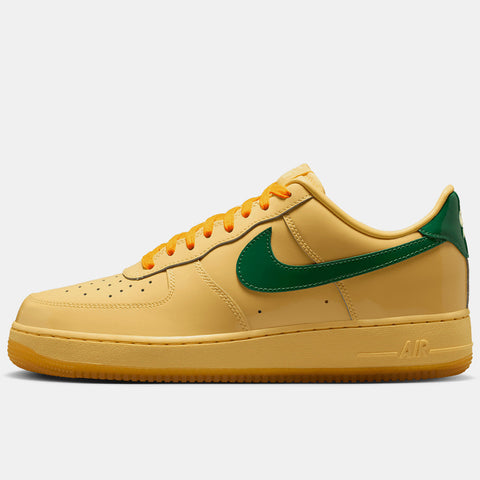 NIKE AIR FORCE 1 LOW 'PATENT LEATHER' - TOPAZ GOLD/PINE GREEN