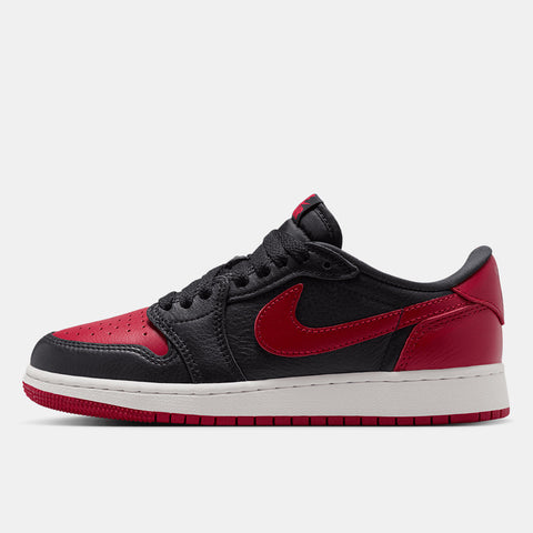 AIR JORDAN 1 RETRO LOW OG 'BANNED' (GS) - BLACK/VARSITY RED