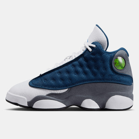 AIR JORDAN 13 RETRO 'FLINT' (GS) - NAVY/UNIVERSITY BLUE