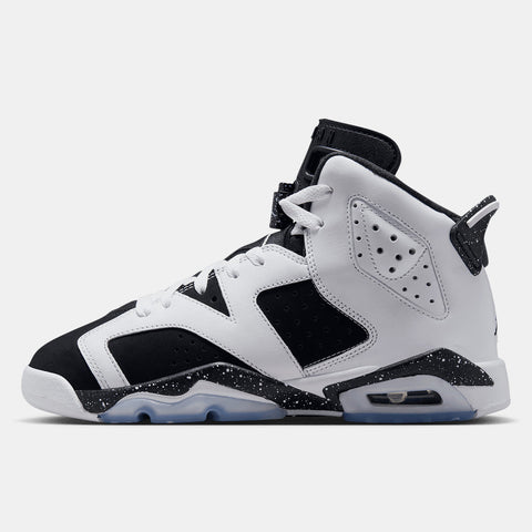 AIR JORDAN 6 RETRO 'OREO' (GS) - WHITE/BLACK
