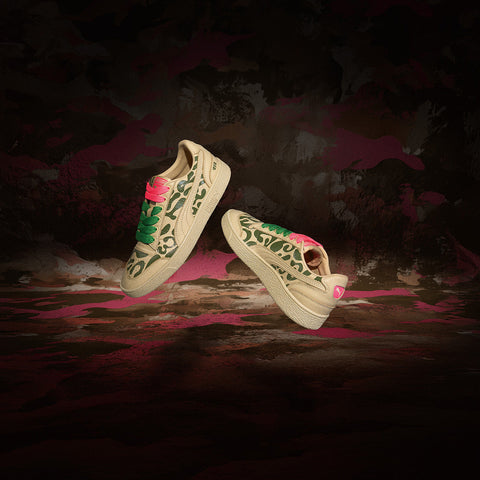 FLAU'JAE X PUMA MAJESTY - CANVAS/GREEN FRUIT