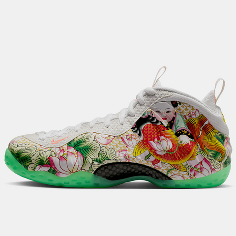 NIKE AIR FOAMPOSITE ONE PREMIUM 'TIANJIN 2.0' - WHITE/LIGHT POISON GREEN