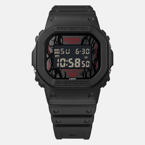 STRANGER THINGS X CASIO G SHOCK 5600 SERIES - BLACK