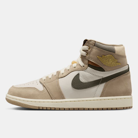 WOMEN'S AIR JORDAN 1 RETRO HIGH OG 'SHOP JACKET' - KHAKI/MULTI-COLOR