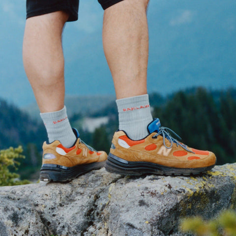 ACTION BRONSON X NEW BALANCE MADE IN USA 992 - GOLDEN BROWN/FLAME