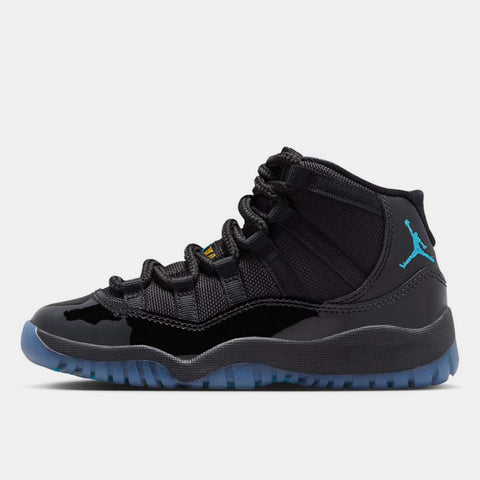 AIR JORDAN 11 RETRO 'GAMMA' (GS) - BLACK/GAMMA BLUE