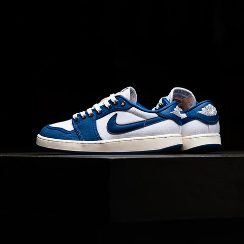 AIR JORDAN KO 1 LOW 'KENTUCKY' - WHITE/DARK ROYAL BLUE