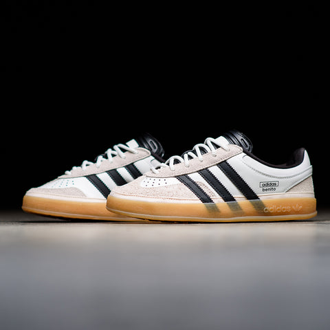 BAD BUNNY X ADIDAS GAZELLE INDOOR 'BENITO' - CORE WHITE/CORE BLACK