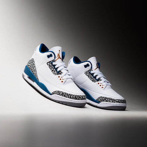 AIR JORDAN 3 RETRO - WHITE/TRUE BLUE