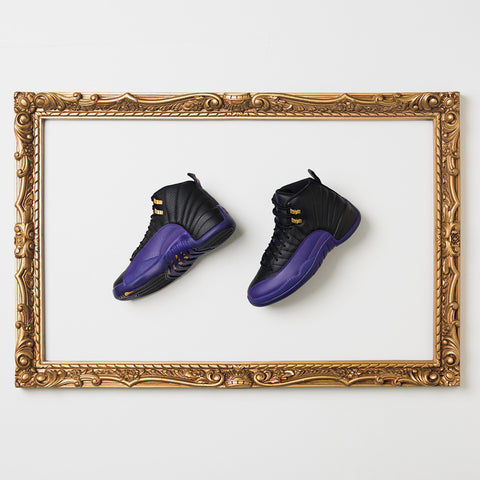 AIR JORDAN 12 RETRO 'FIELD PURPLE' - BLACK/FIELD PURPLE