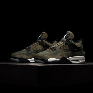 AIR JORDAN 4 RETRO SE CRAFT - MEDIUM OLIVE/PALE VANILLA