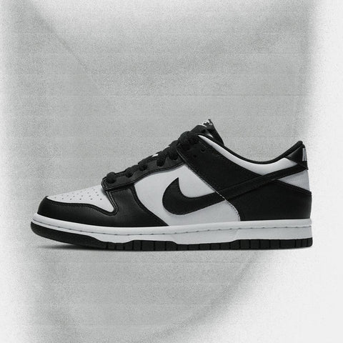 NIKE DUNK LOW RETRO 'PANDA' (GS) - WHITE/BLACK