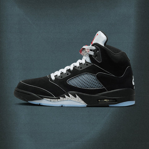 AIR JORDAN 5 RETRO OG 'BLACK METALLIC REIMAGINED' - BLACK/METALLIC SILVER