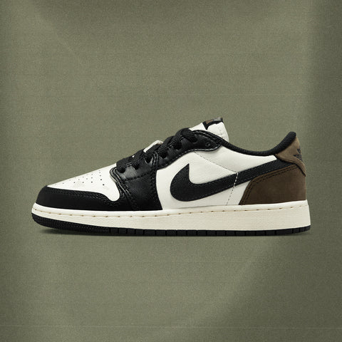 AIR JORDAN 1 LOW OG 'MOCHA' (GS) - SAIL/BLACK