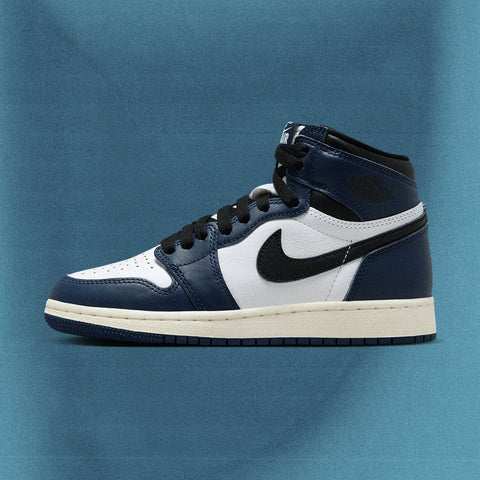 AIR JORDAN 1 RETRO HIGH OG 'MIDNIGHT NAVY' (GS) - MIDNIGHT NAVY/BLACK