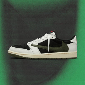 TRAVIS SCOTT X AIR JORDAN 1 LOW OG - OLIVE