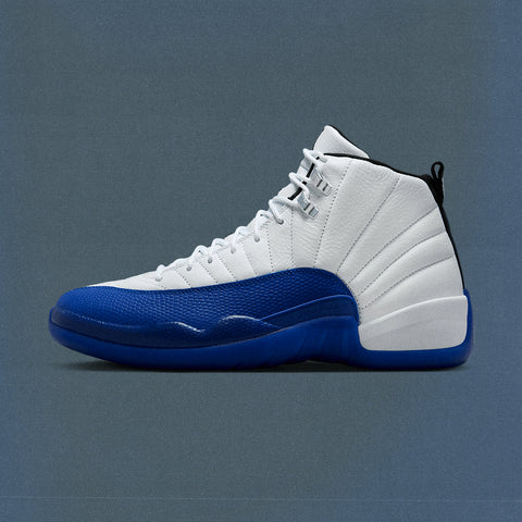 AIR JORDAN 12 RETRO 'BLUEBERRY' - WHITE/GAME ROYAL