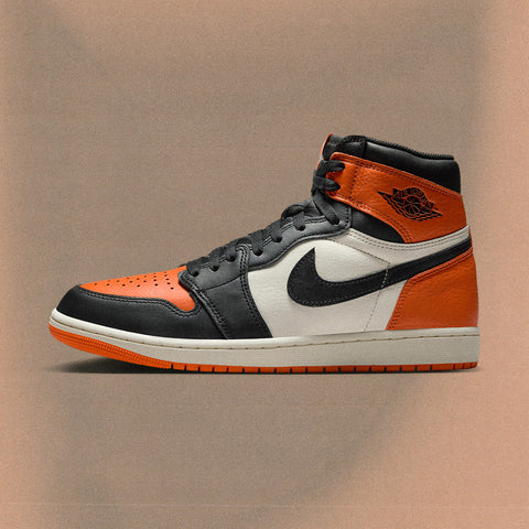 AIR JORDAN 1 RETRO HIGH OG 'SHATTERED BACKBOARD' - BLACK/STARFISH