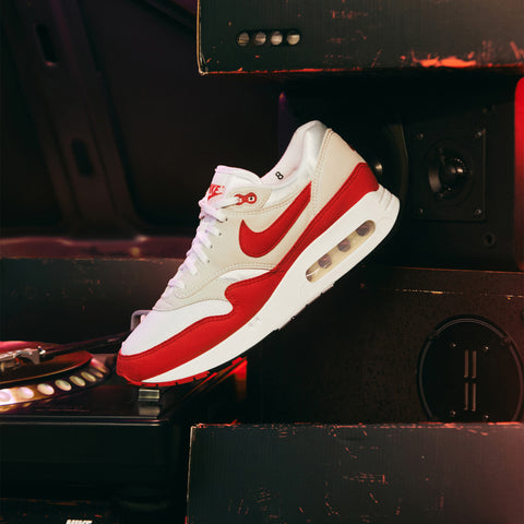 NIKE AIR MAX 1 '86 PREMIUM - WHITE/UNIVERSITY RED