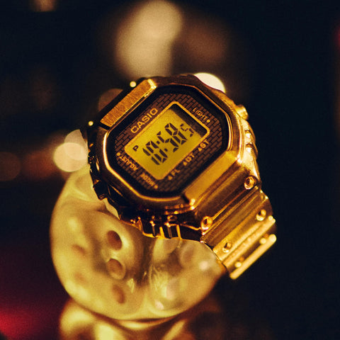 CASIO DIGITAL RING WATCH - GOLD