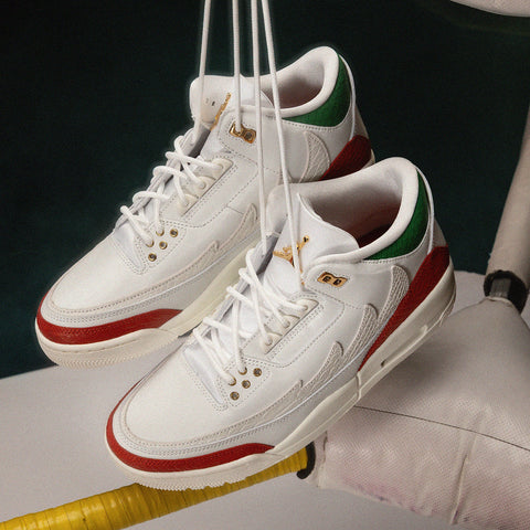 AIR JORDAN 3 RETRO 'EL VUELO' - SUMMIT WHITE/METALLIC GOLD