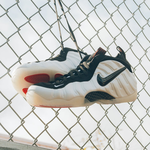 NIKE AIR FOAMPOSITE PRO 'PEARL' - PEARL WHITE/BLACK