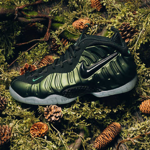 NIKE AIR FOAMPOSITE PRO 'PINE GREEN' - PINE GREEN/BLACK