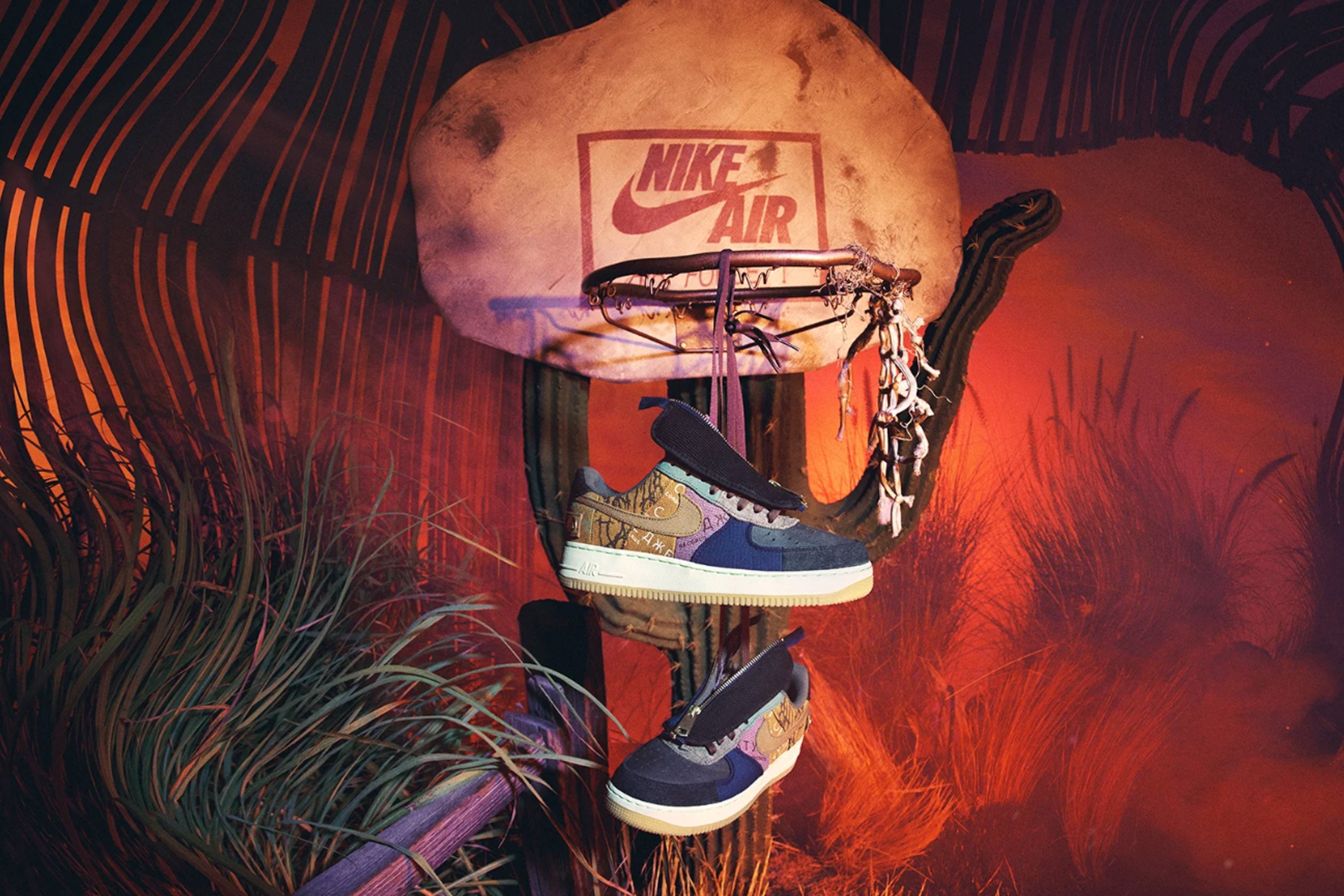 Travis scott jordan air force 1 on sale