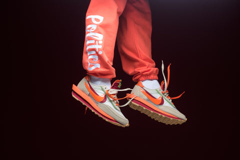 Nike LDWaffle x sacai x CLOT 'Orange Blaze'