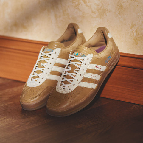 ADIDAS BAD BUNNY X LIONEL MESSI GAZELLE INDOOR - CARDBOARD/CREAM WHITE