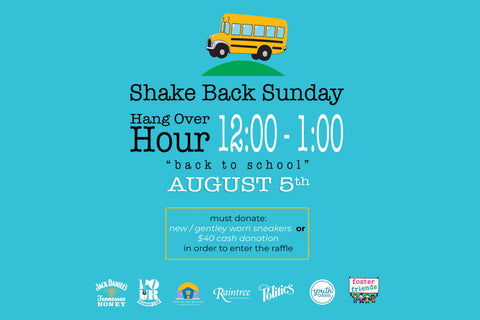 Shake Back Sunday Back to School Edition