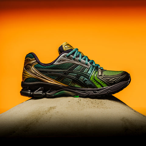 P. ANDRADE X ASICS GEL KAYANO 14 - GRADATION GREEN/METAL GREEN