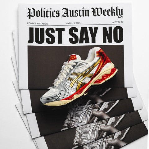 POLITICS FOR ASICS GEL KAYANO 14 - CREAM/PURE GOLD