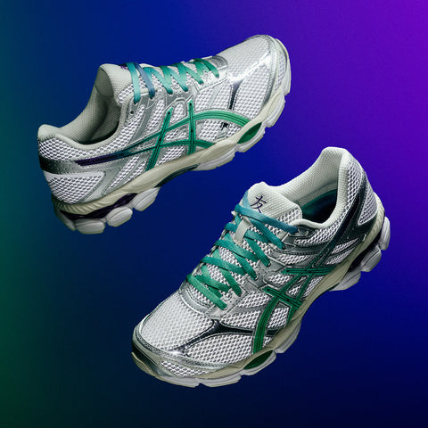 ASICS GEL CUMULUS 16 'TOMO' - CREAM/MALACHITE GREEN