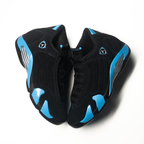 AIR JORDAN 14 RETRO 'UNIVERSITY BLUE' - BLACK/WHITE