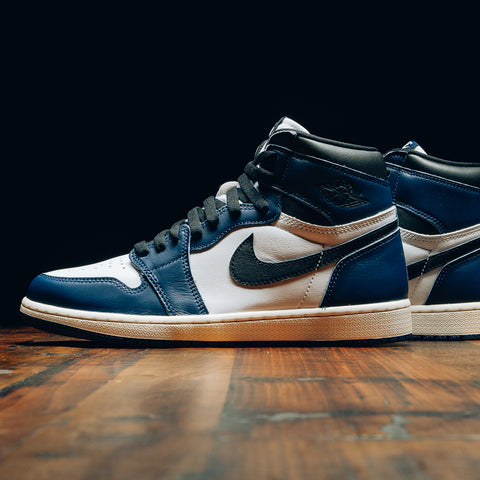 AIR JORDAN 1 RETRO HIGH OG 'MIDNIGHT NAVY' - MIDNIGHT NAVY/BLACK