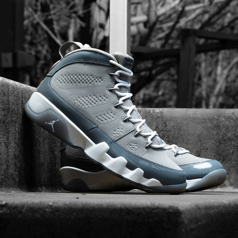 AIR JORDAN 9 RETRO 'COOL GREY' - MEDIUM GREY/COOL GREY