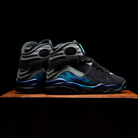 AIR JORDAN 8 RETRO 'AQUA' - BLACK/MULTI