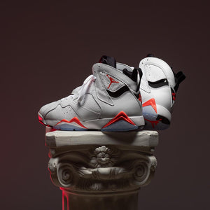 AIR JORDAN RETRO 7 'WHITE INFRARED' - WHITE/CRIMSON