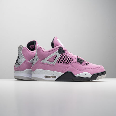 WOMEN'S AIR JORDAN 4 RETRO - ORCHID/NEUTRAL GREY