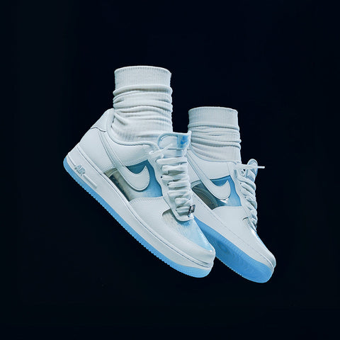 NIKE AIR FORCE 1 RETRO - WHITE/PURE PLATINUM