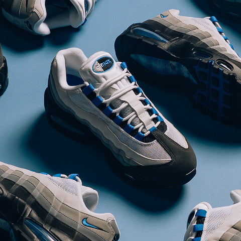 NIKE AIR MAX 95 OG - WHITE/BLUE SPARK
